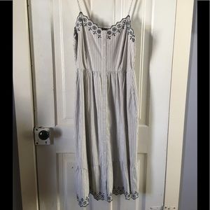 Striped Madewell sundress